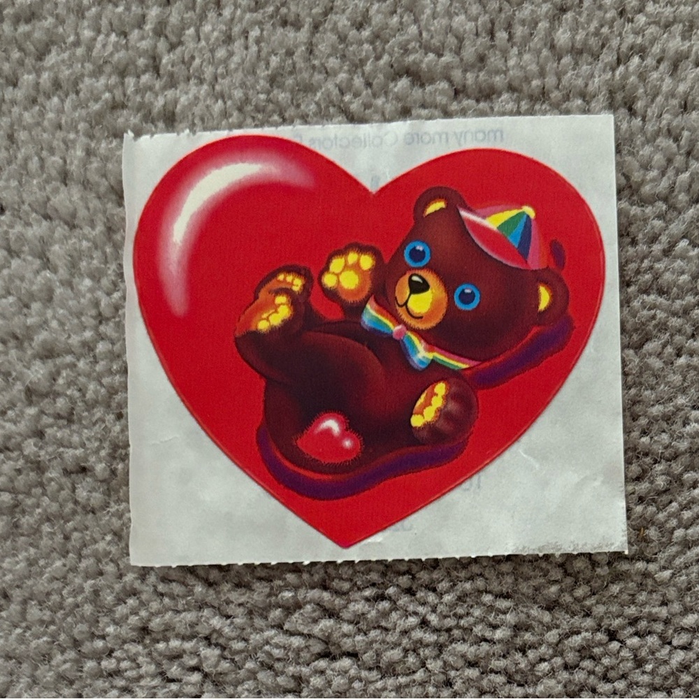 Lisa Frank 1983 sticker never used